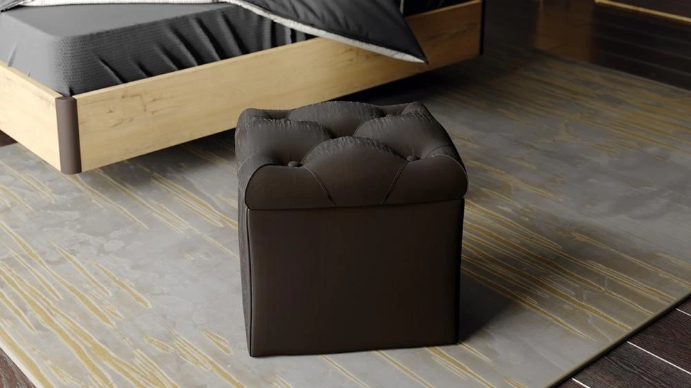 Пуф №4 с Ящиком для Хранения Разные Цвета/Ш-365 × Г-440 × В-465 мм