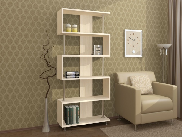 Стеллаж Зиг Заг/Разные Цвета