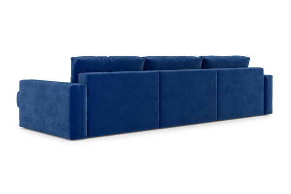 Диван п-образный тик-так Монарх М1О2 темно-синий