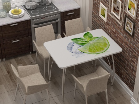 Стол Обеденный Бочонок Фотопечать (Ш-1100 х Г-700 х В-760 мм)/Разные Цвета