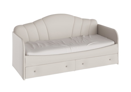 Кровать с мягкой спинкой Сабрина кашемир