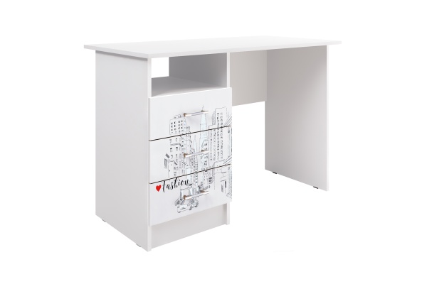 Стол письменный Вега NEW girl белый